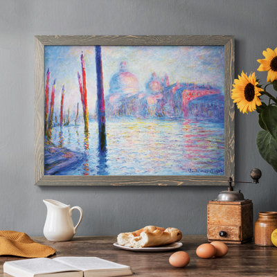 Canal Grand, peinture sur toile encadrée