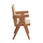 Chaise d'appoint en rotin et finition naturelle
