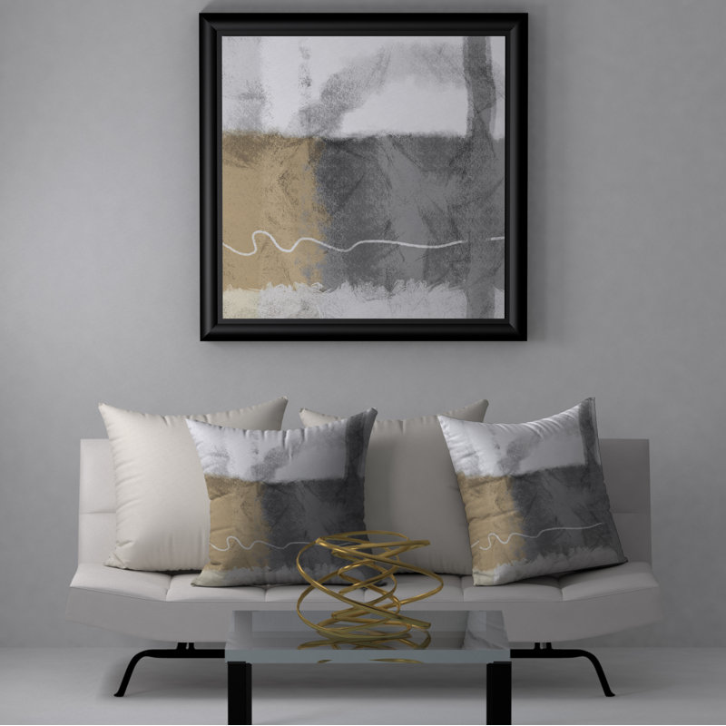 Housse de coussin carrée/insert, 24 po x 24 po