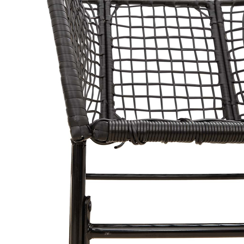  Garden Dining Set Black