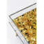 Coffee Table Gold Flowers 120x60
