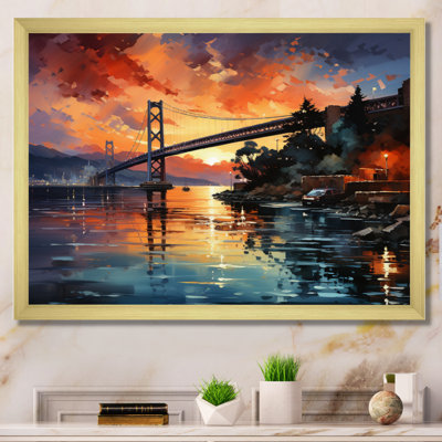 " Pink Bridge Twilight Passage II "