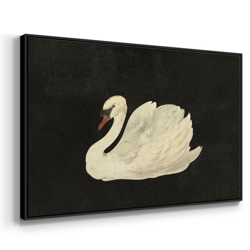 " Vintage Animal Print - XL ", Black Floater Framed Canvas, 27" H x 41" W x 2" D