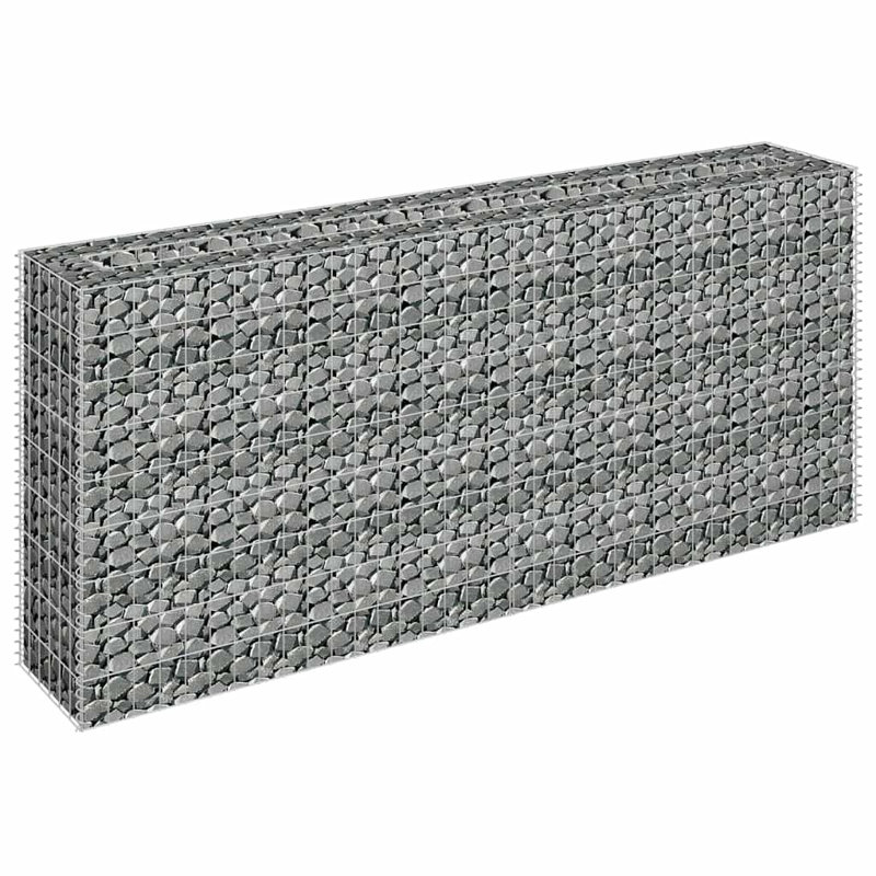 Jardinière surélevée Gabion, H 35,4 po x l 70,9 po x P 11,8 po