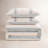Gilroy Farmhouse / Country Cotton Striped Quilt-1356306007-1356306012