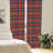 Plaid Semi-Sheer Rod Pocket Curtain Panels-1362226513