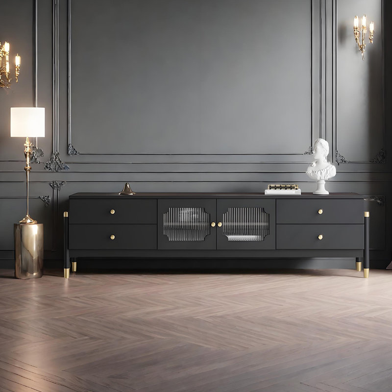 Meuble télé French Vintage, H 19,68 po x L 70,86 po x l 15,74 po