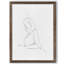 «Nude Contour S Croquis I» par Paul Cezanne - Reproduction d'art sur toile encadrée-327081331-327081330-327044510