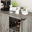 Buffet Farmhouse avec portes et tablettes-1689274778