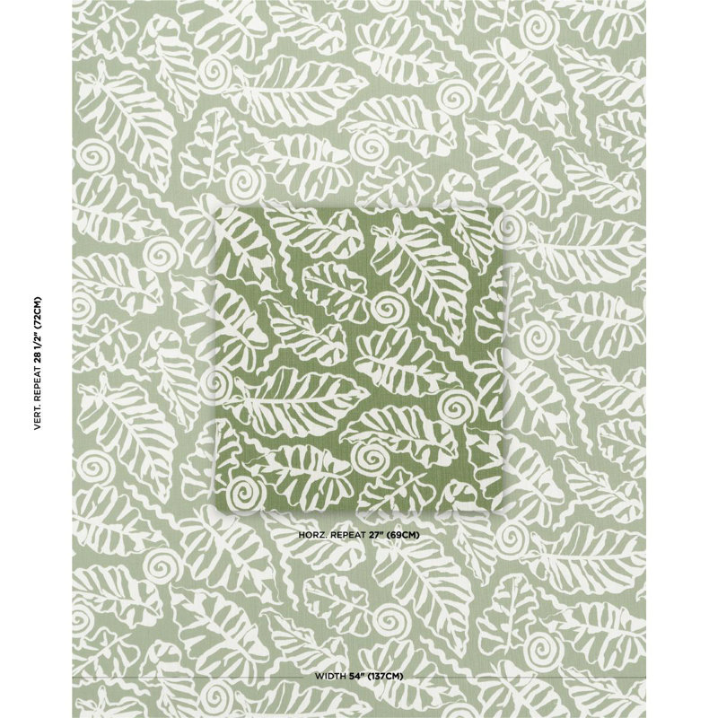 Del Mar Indoor/Outdoor Fabric, Verde
