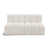 Tissu crème bouclé