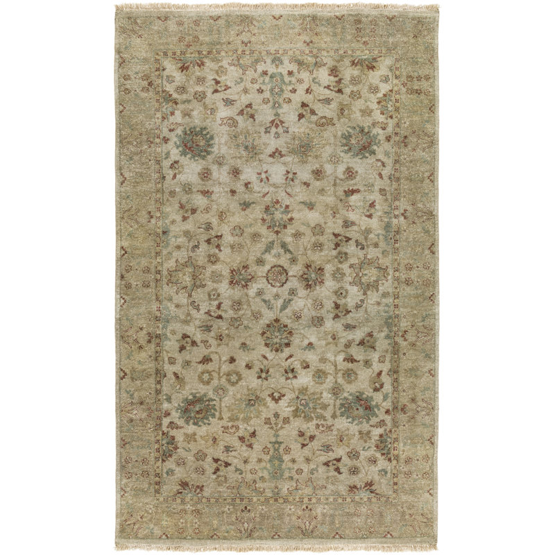 Temptress Wool Oriental Indoor Rug, Rectangle 5' x 8'