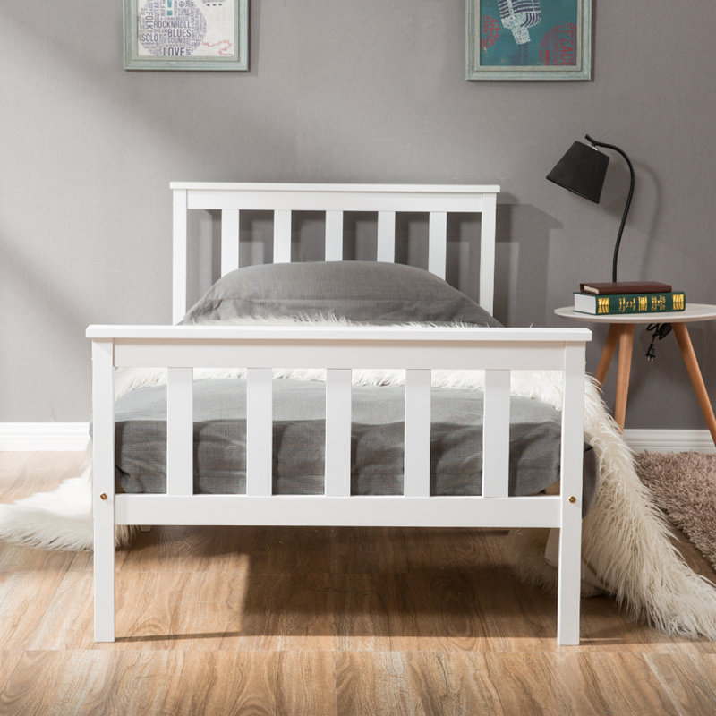 Solid Wood Bed, Single (3')