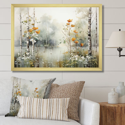 Binpal Minimalism Forest Woods I - Forest Canvas Prints