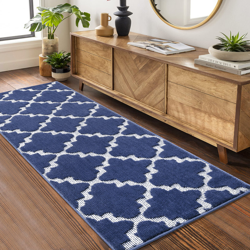 Tapis Timmey avec envers antidérapant, Tapis de couloir 2 pi x 6 pi