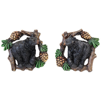Ensemble de poignée de tiroir Bear Pinecone