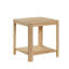 Tables de bout avec rangement, bois aggloméré 22,1 po, maison de campagne moderne