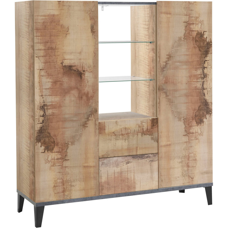 Avaan 120cm Sideboard, Maple Pereira/Slate