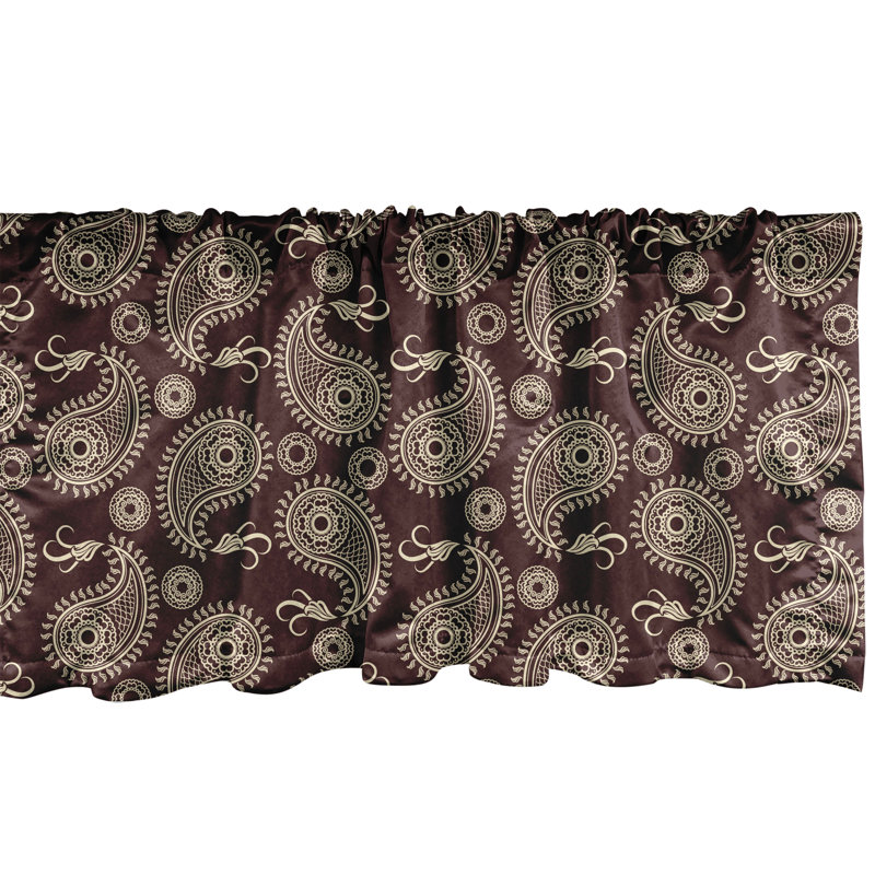 Ensemble de 2 cantonnières tropicales Ambesonne, L 54 po x L 12 po