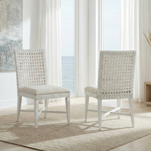 Ensemble de 2 chaises d'appoint tissées Boca (Ensemble de 2)