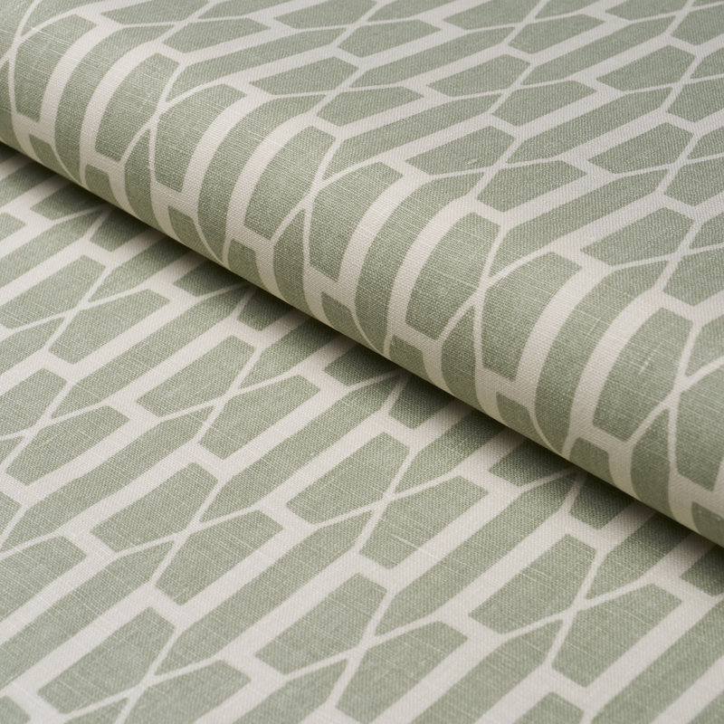 Tissu belvédère Schumacher X Veere Grenney, Gris