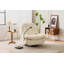 Fauteuil inclinable en cuir Albia-869990386