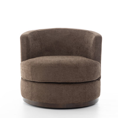 Arabella Upholstered Swivel Barrel Chair 