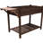 Elevated Garden Bed For Various Crops - Brown Wood 8 Raised Stand With Foldable Ledge Dark-1328985949