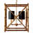 Scalamandre 4 - Light Square Chandelier-872458904
