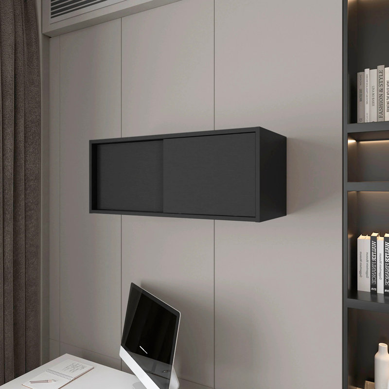 Armoire flottante avec porte coulissante