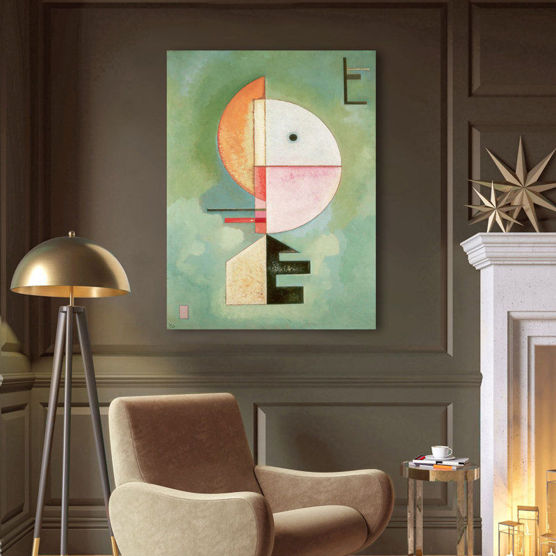 Upward by Wassily Kandinsky - Painting on Canvas, 80cm H x 60cm W x 4cm D