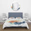 Poisson-lion et varech avec récif de corail et laminaire - ensemble de housse de couette nautique - microfibre de polyester-66390321