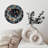 Space Clock Face Planets Astronaut
