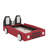 Twin Race Car-Shaped Platform Bed With Wheels-230678026