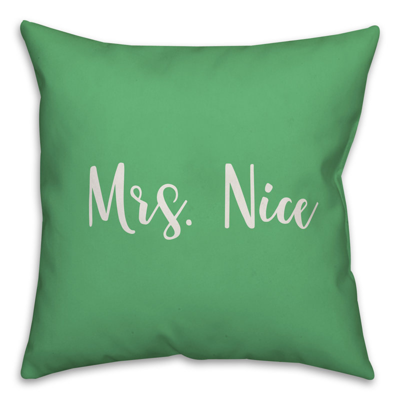  Coussin Mme. Nice, Vert clair, Coussin décoratif
