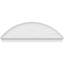 86 po x l 28-3 / 8 po x P 2-3 / 4 po à front arqué en PVC de qualité architecturale Sunburst-41854053