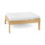 Ashland Outdoor Teak Ottoman with Cushion-737309767-745062072-745062021