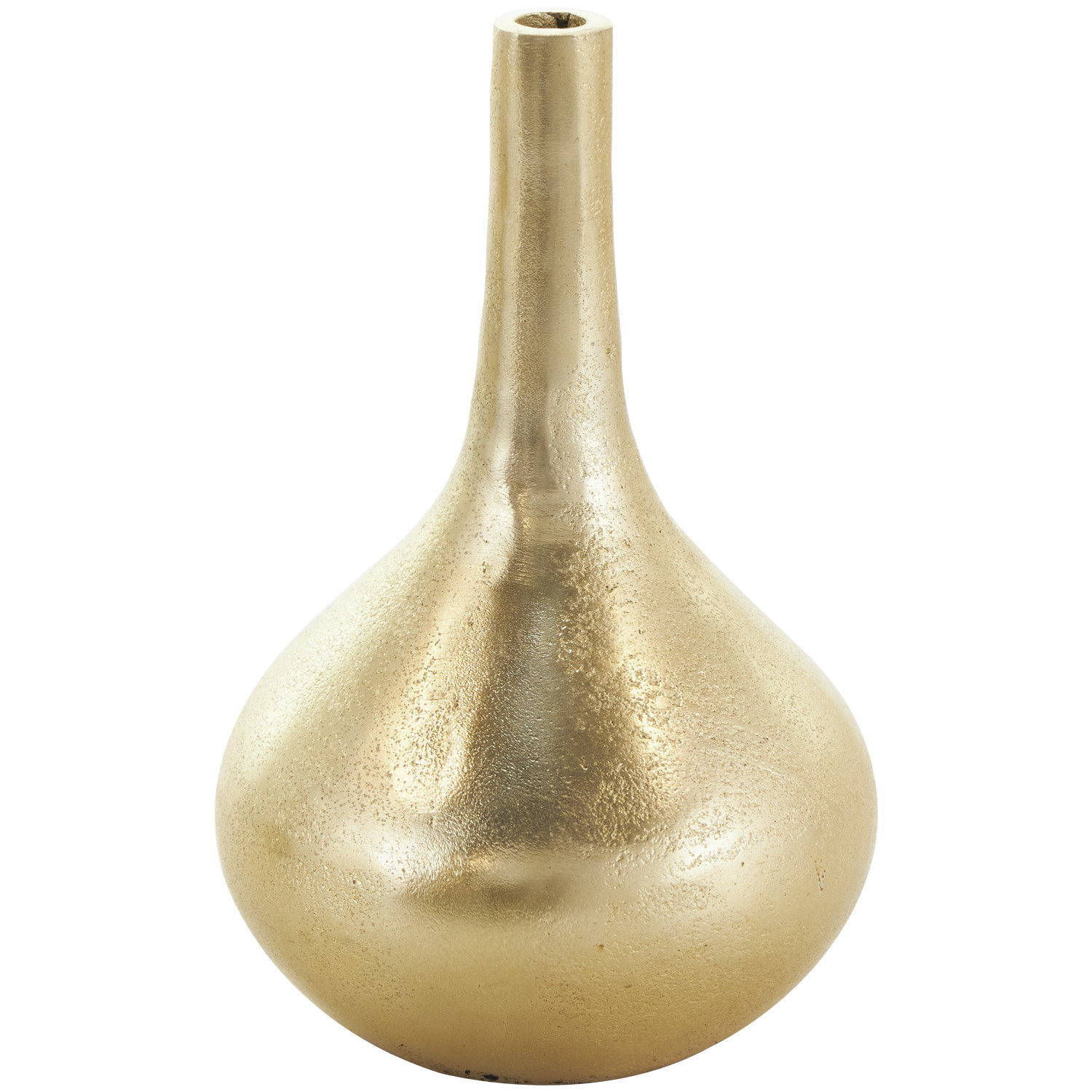 Bozeman Earthenware Table Vase, Gold