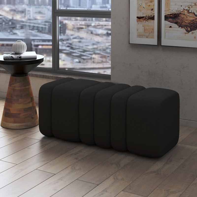 Grand banc repose-pieds Jalen, Boucle noire