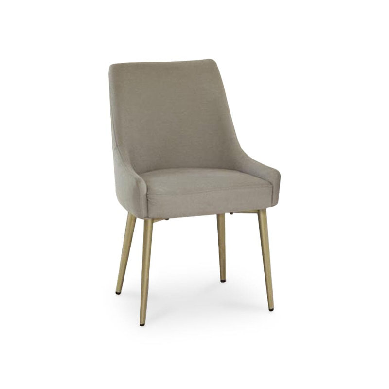 45cm H Metal Accent, Beige, Gold
