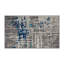 Tapis gris soyeux et moelleux-590142562