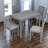 Mathena 4 - Person Four Leg Dining Set-609163375-609163368
