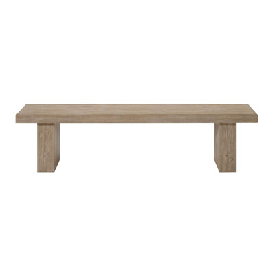 Gilbane Solid Spruce Bench, Weathered Sand