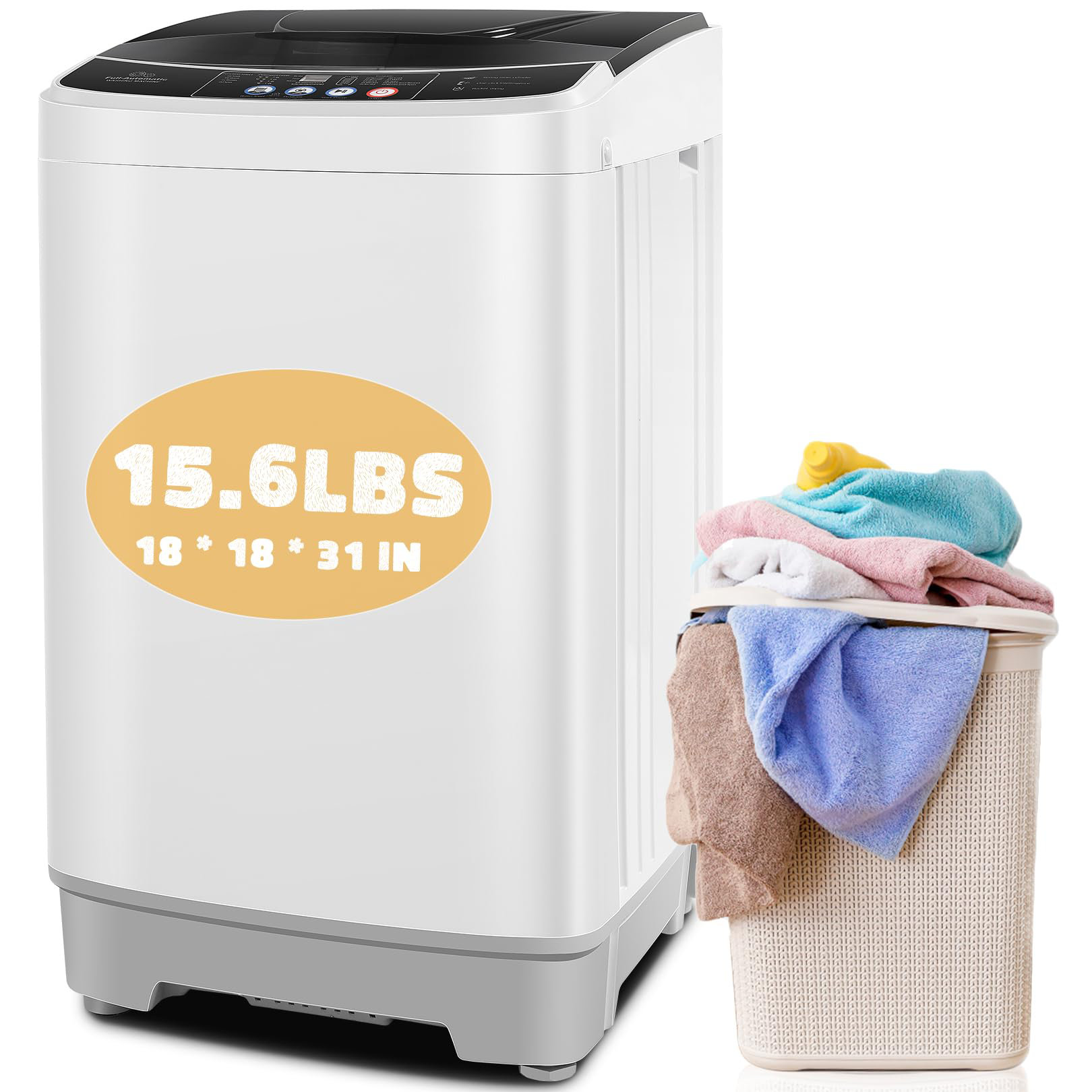 TABU 16.5 Cubic Feet cu. ft. High Efficiency Portable Washer