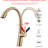 Single Handle Brushed Gold Pull Out Tap - Stainless Steel, 9.05 Inch Reach, Spout, Build Kitchen Faucet 304 27.56 Hose, Modern-838074123