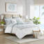 Ensemble de housse de couette blanc-119922333