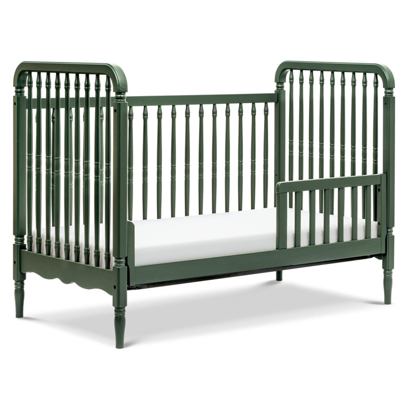 Liberty 3-in-1 Convertible Spindle Crib, Forest Green