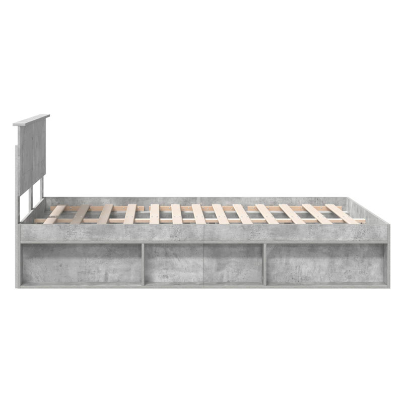 Bed Frame, Kingsize (5'), Concerte Grey