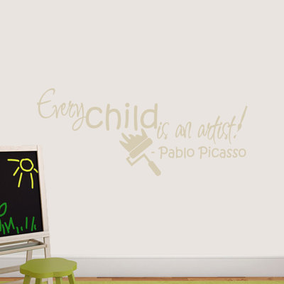 Décalcomanie murale chaque enfant est un artiste