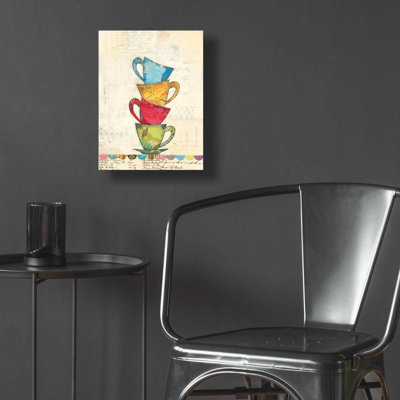 Epic Art 'Coffee Time' by Courtney Prahl, Acrylic Glass Wall Art, 12"x16"